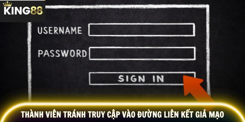 Thành viên tránh truy cập vào đường liên kết giả mạo